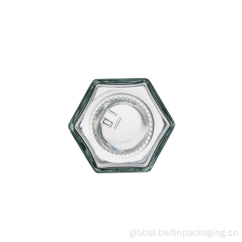 Food Jar Hexagonal Glass Honey Jar Factory